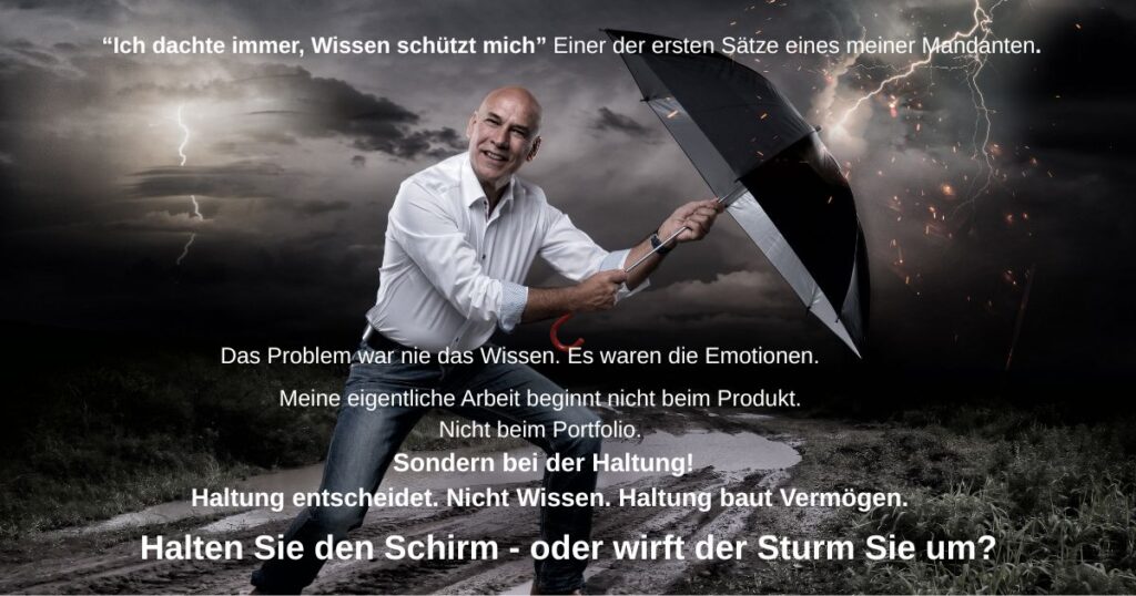 Halten Sie den Schirm - oder wirft der Sturm Sie um (1)