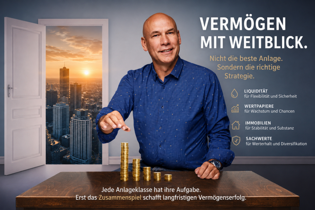 Ich beim Geld zählen Vermögensstratgie Vermögen Weitblick Vermögensstruktur